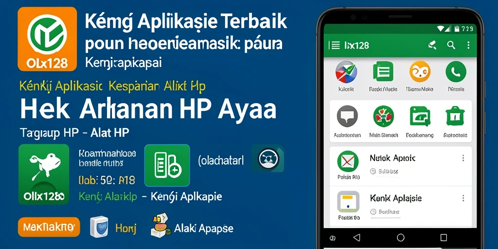 Antarmuka aplikasi OLX128 yang sederhana dan mudah digunakan.