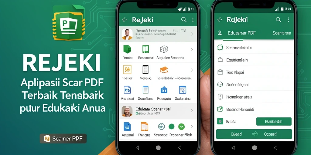 Antarmuka aplikasi REJEKI yang mudah digunakan untuk pemindaian PDF.