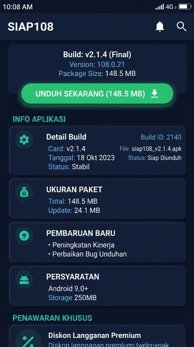 Unduh dan Instal APK siap108 untuk Pengguna Android