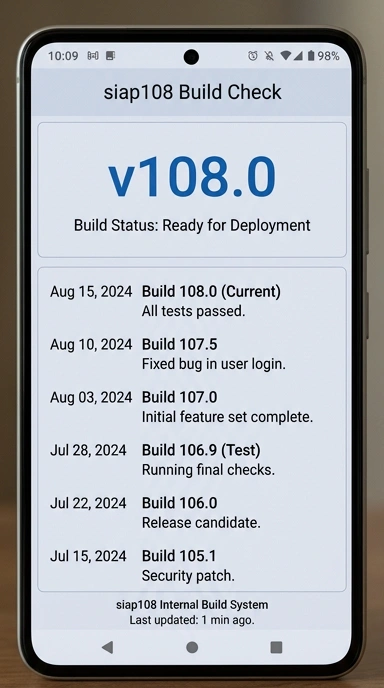 Riwayat Versi Siap108 untuk Pengguna Android